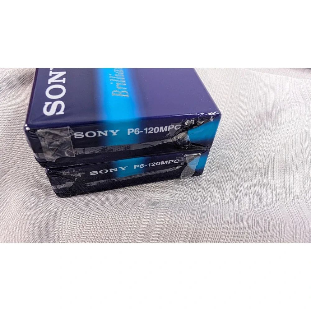 Sony 8mm Video Cassette P6-120MPC 2-Pack 120min Standard Grade MP Tape